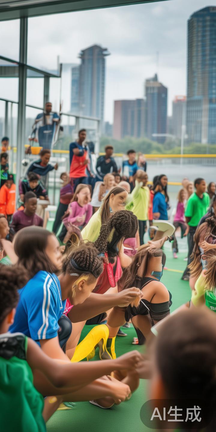 在现代社会，体育教育正在逐步成为青少年全面发展的重