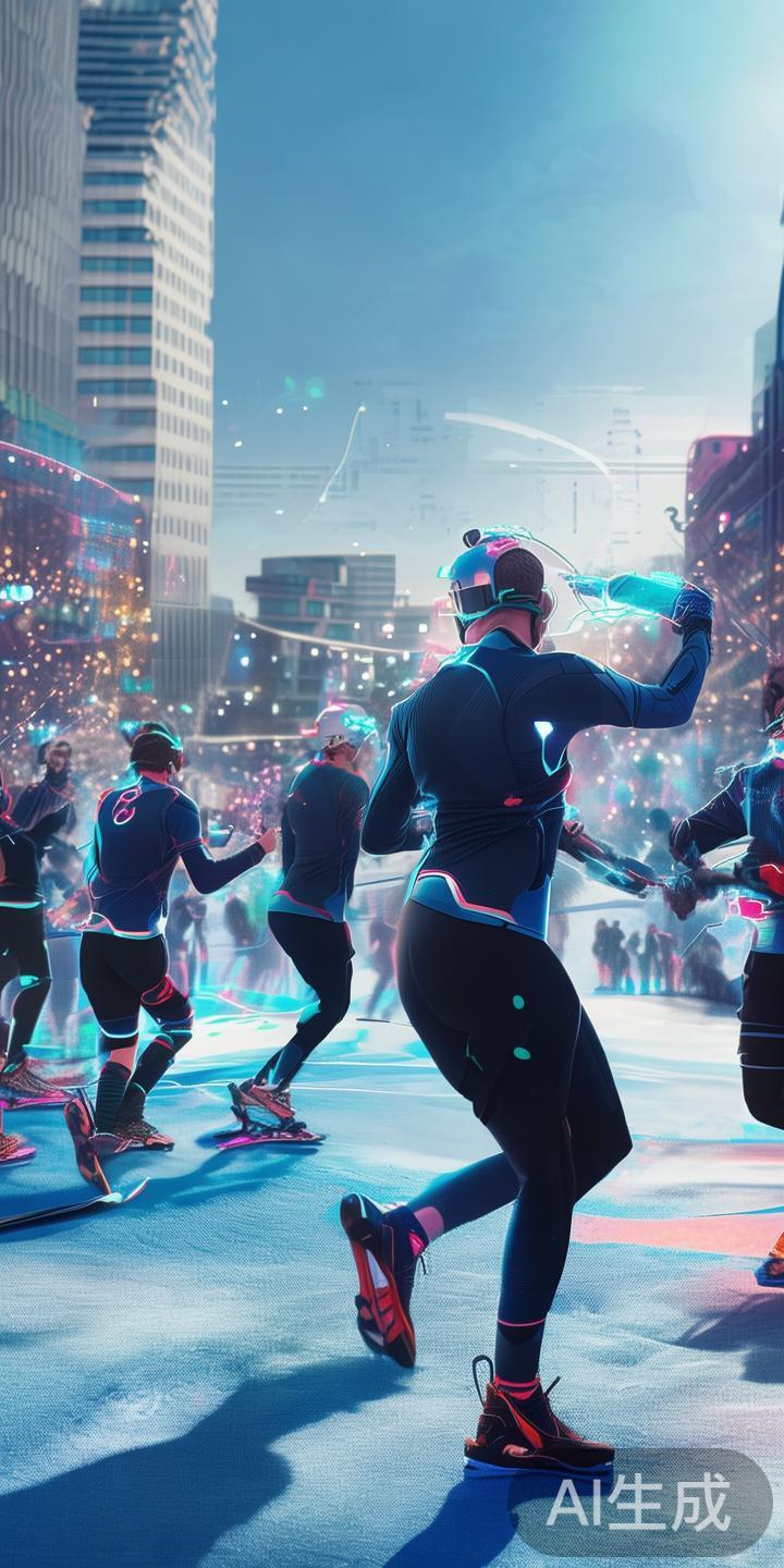 例如，利用增强现实（AR）技术，用户可以在真实场景