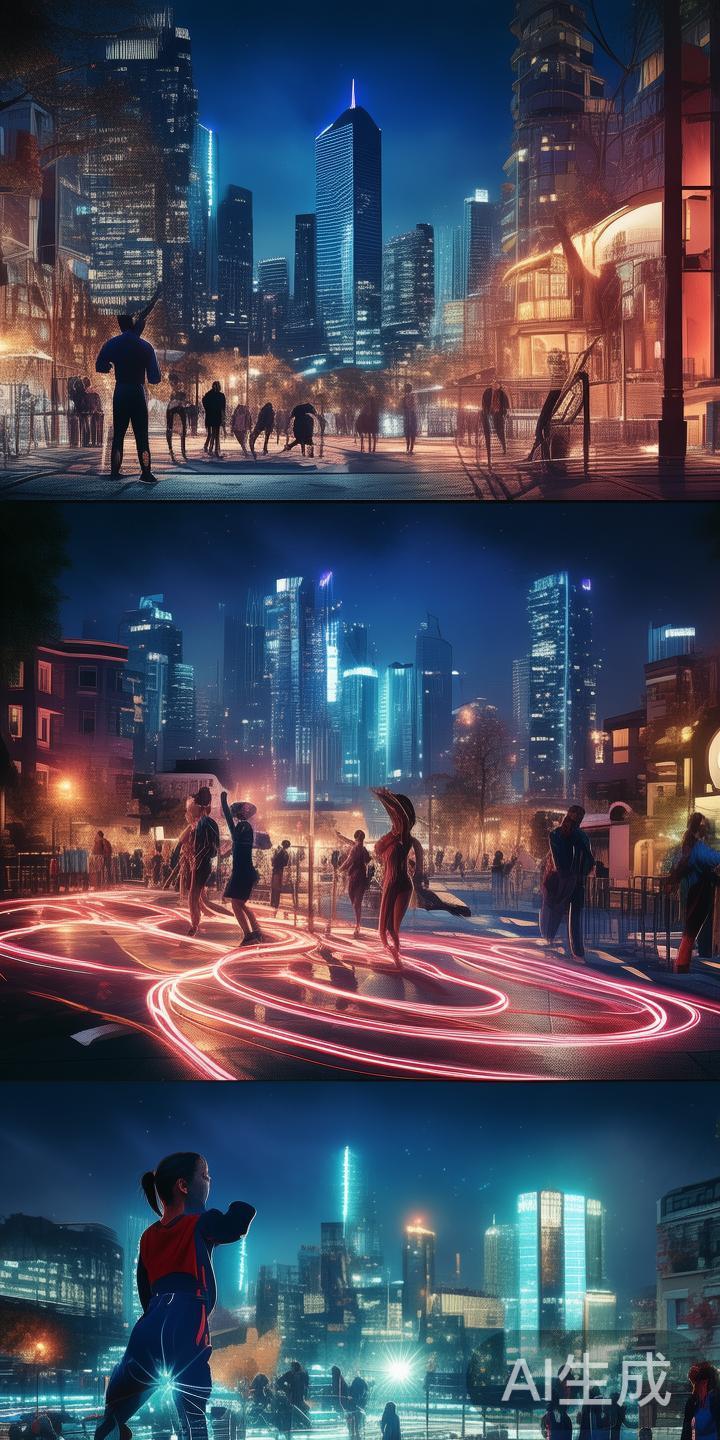 随着城市夜生活的丰富多彩，一种新兴的运动理念逐渐走